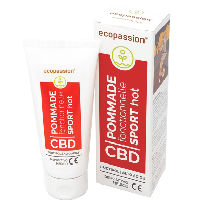 CBD pommade SPORT HOT ecopassion (100ml)